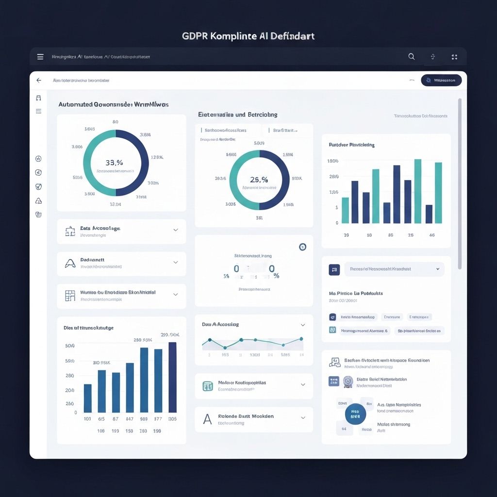Moderne KI-Dashboard Oberfläche mit deutscher Benutzerführung